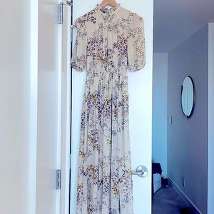 Wilfred long flower pattern dress - size xxs